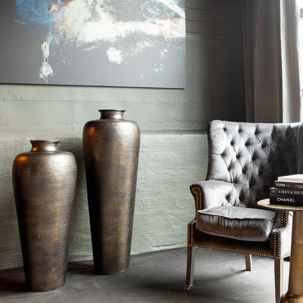 Florence urne stor antikk bronse Artwood