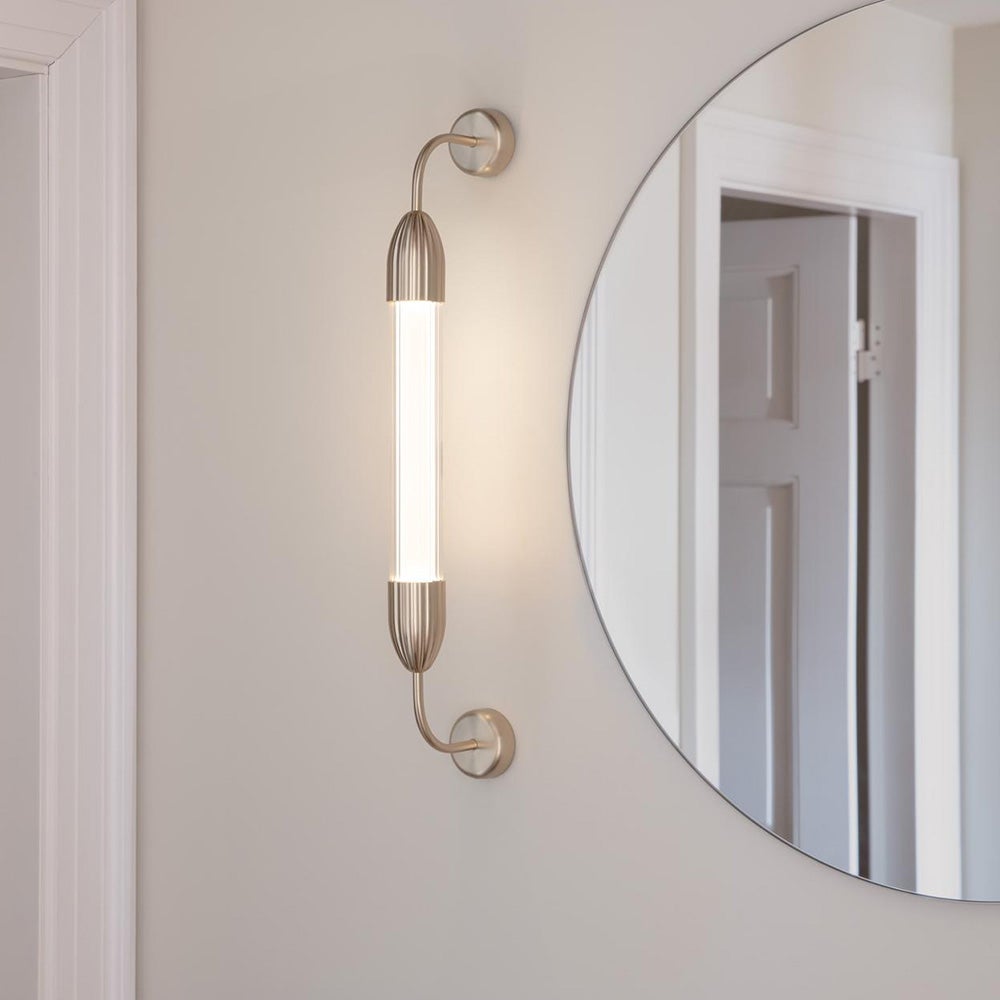 Lemon Squeeze Vegglampe Kort 77 cm Messing