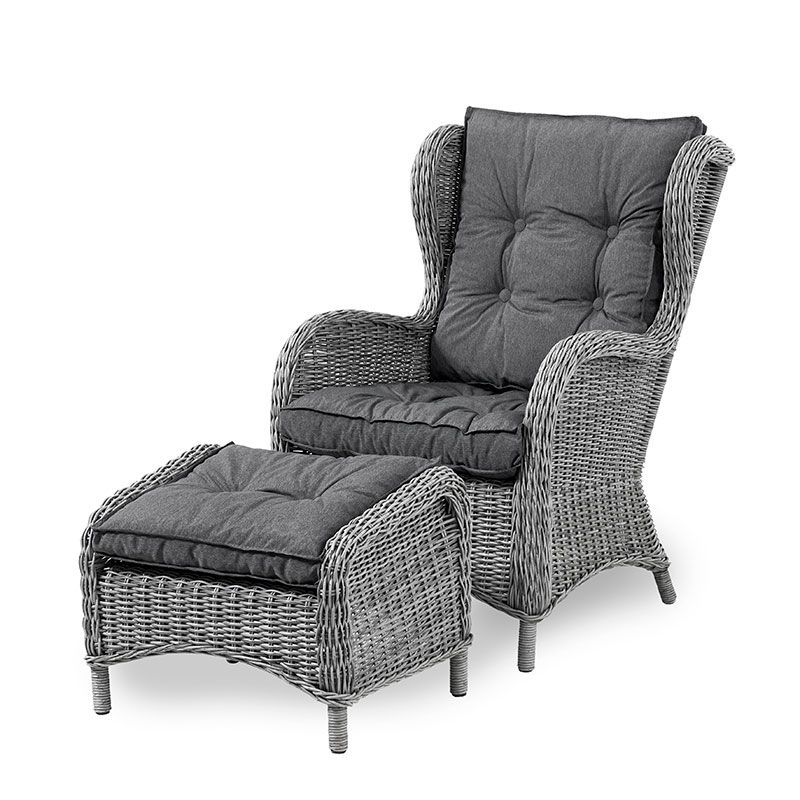 Sandra &amp; Oscar Sofaputer Betong grå 