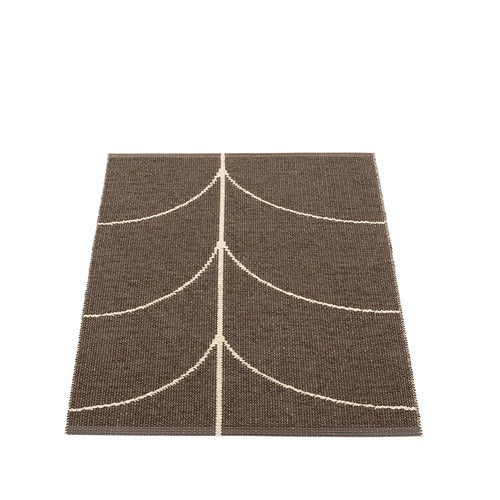 Vevd Teppe Leif Dark Brown 70x90 cm
