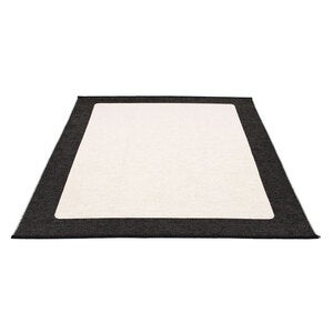 Ilda matte 180x180 cm black / vanilla 