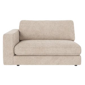 Duncan 1,5-seter armlen venstre stoff Robin lysegrå