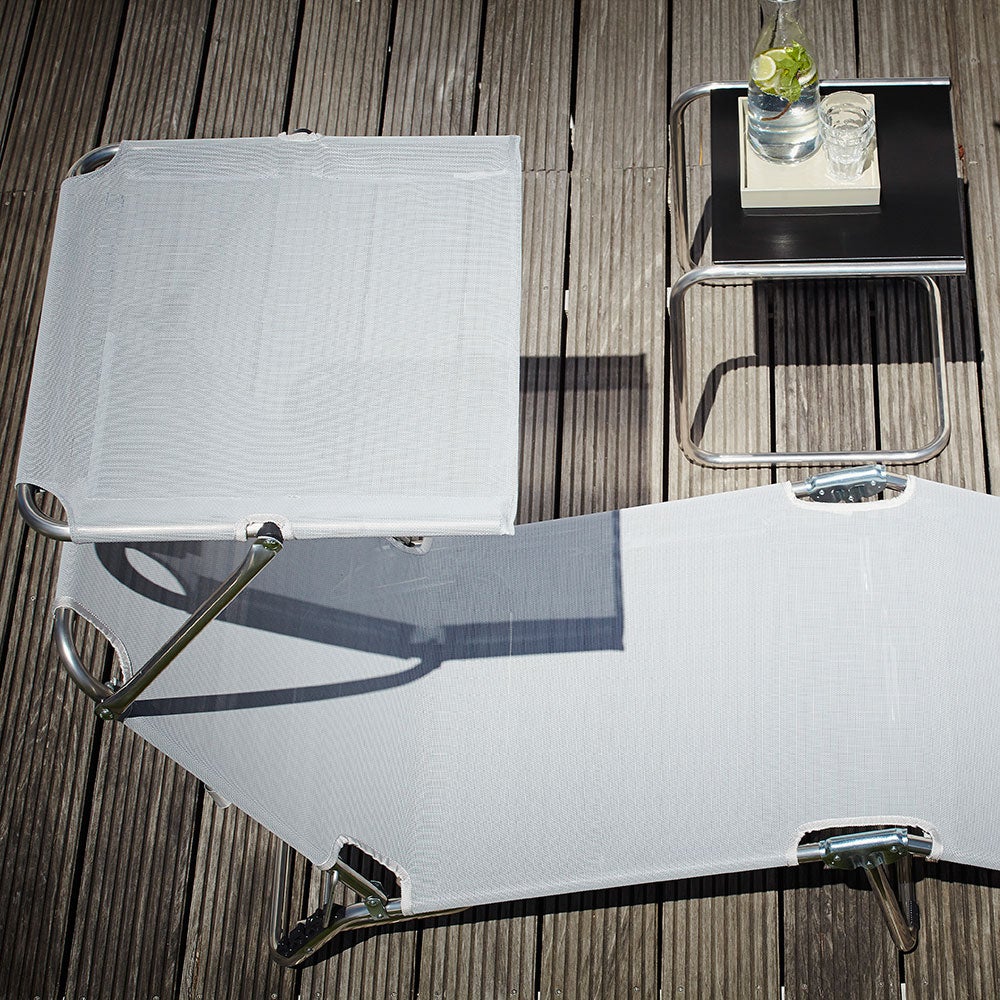 Amigo solseng top aluminium/textilene taupe 