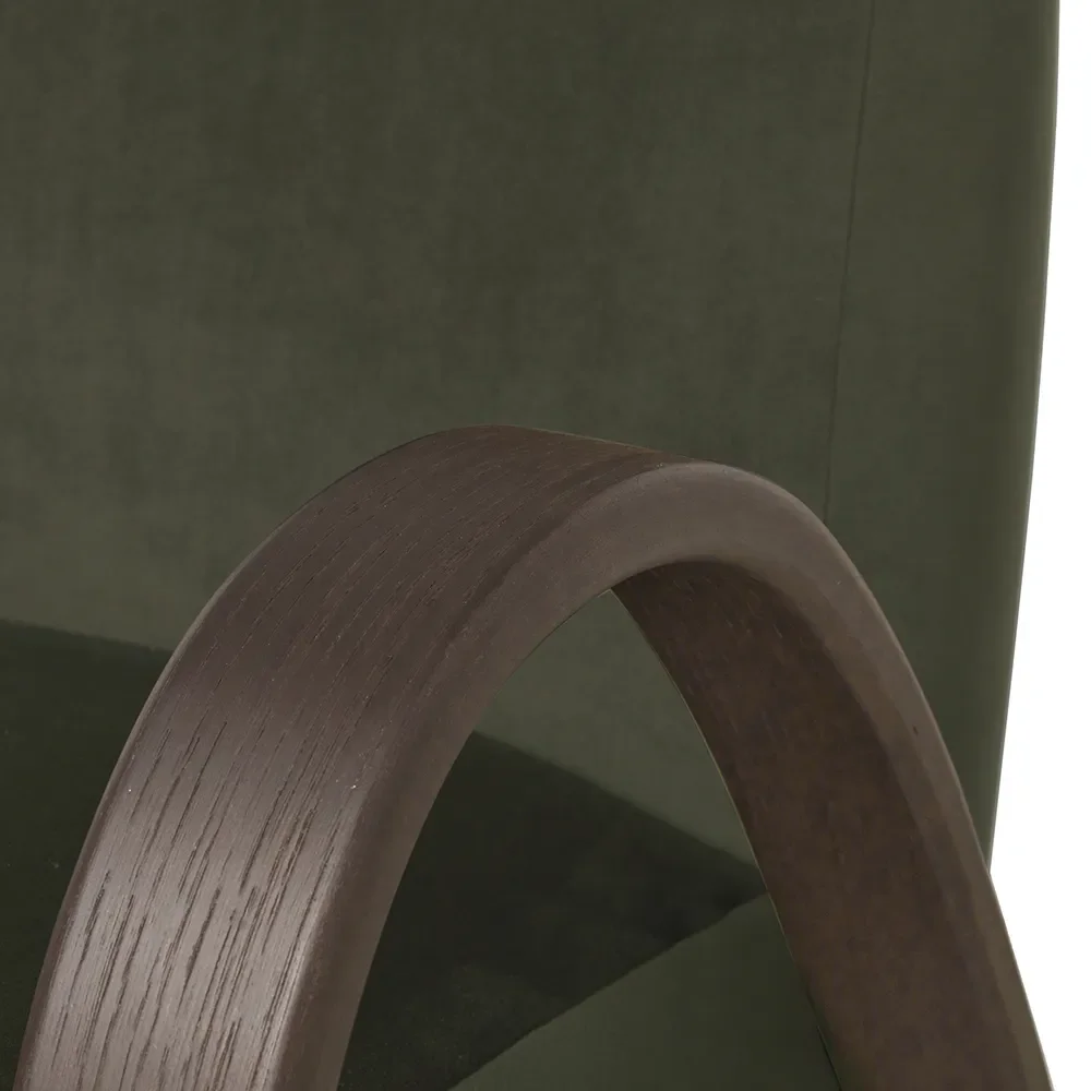 Buur Lenestol Rich Velvet - Dark Stained/Pine