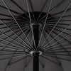 Parasoll Ø240 cm Svart