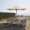 Messina Parasol 270 x 270 cm Hvit