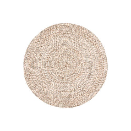  JUNI matte natur/hvit Ø120 cm