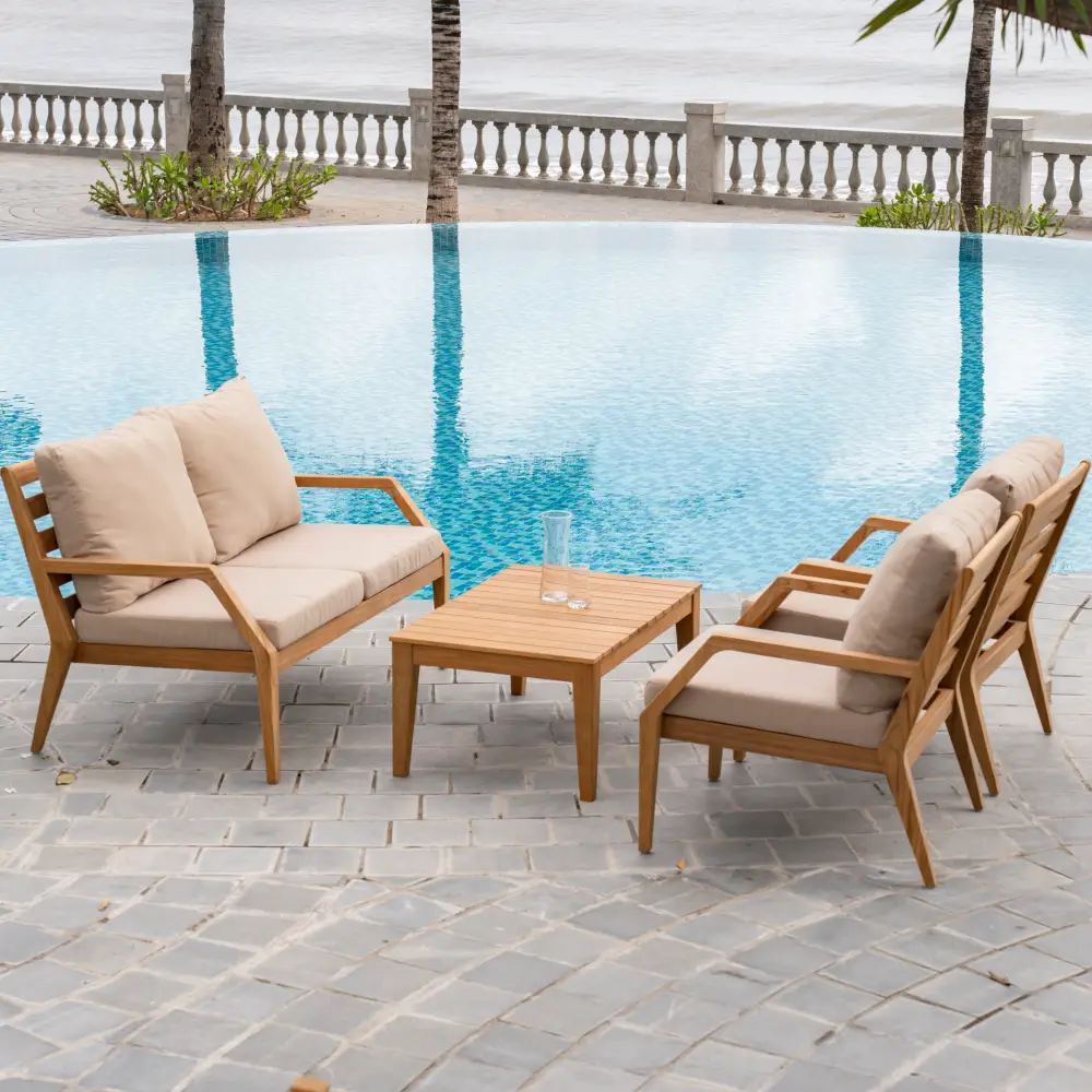 Gunnaröd 2-seter loungesofa inkl. puter beige