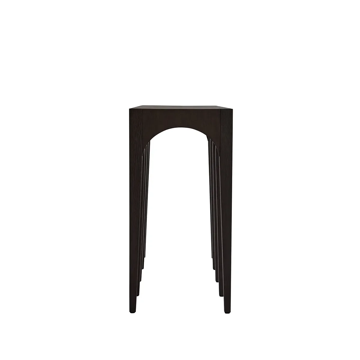 Bow konsollbord, stort – Coffee Black Oak