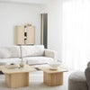 Braden 3-seter sofa eikben/lys beige