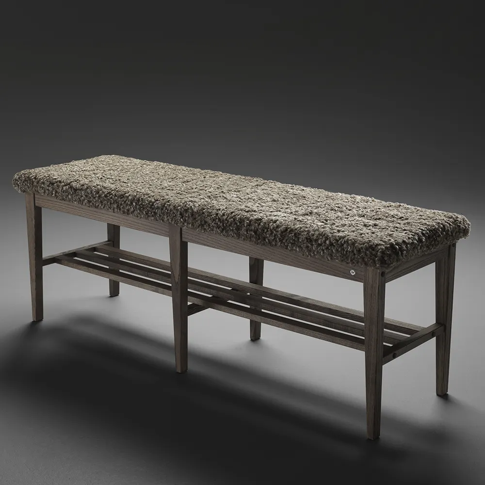 Nadja Bench 130 cm Brunoljet ask/safeskinn Sahara