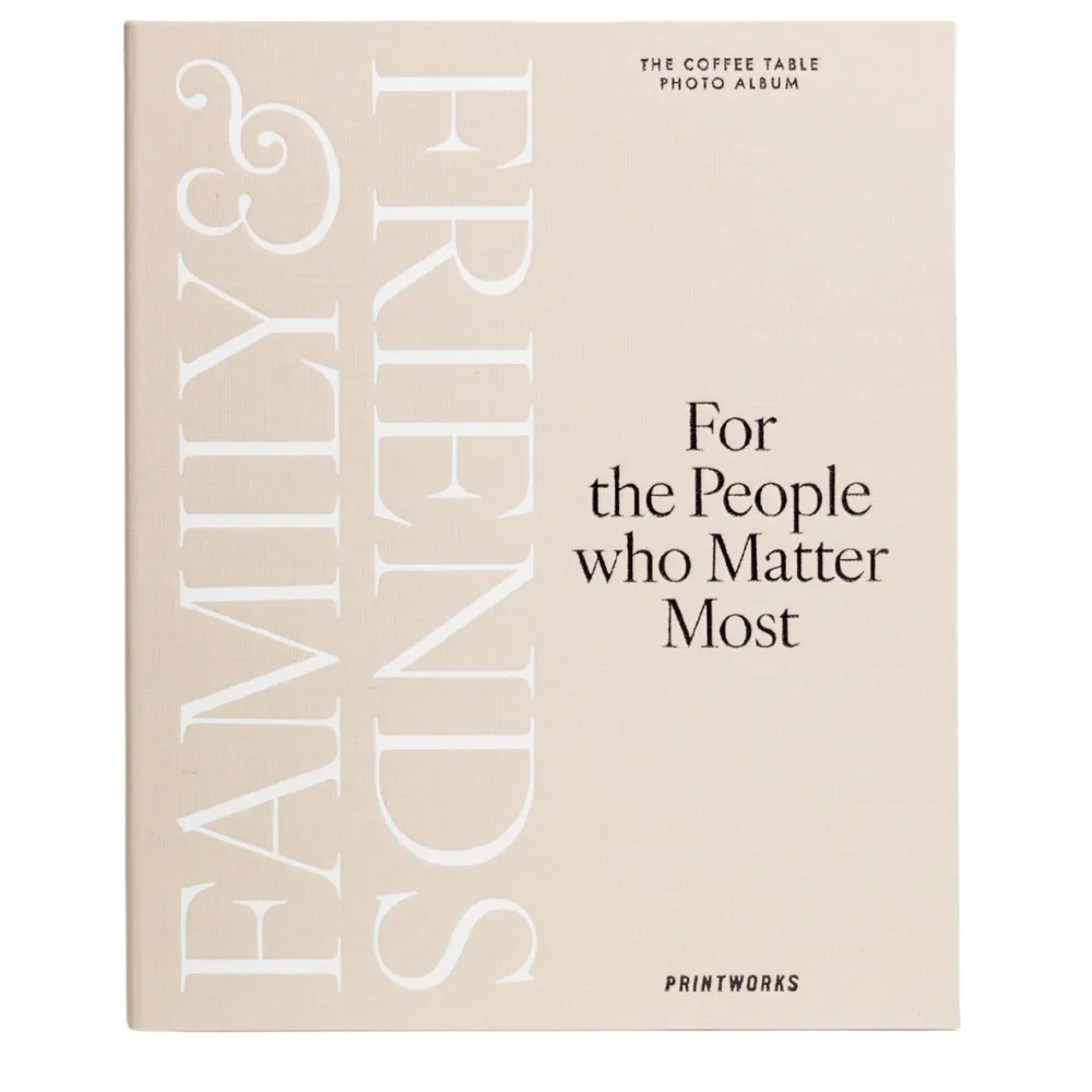 Printworks, Fotoalbum - Family and Friends, Beige