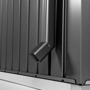 Europa nedløpsrørsett Hagebod metallic mørkegrå Biohort