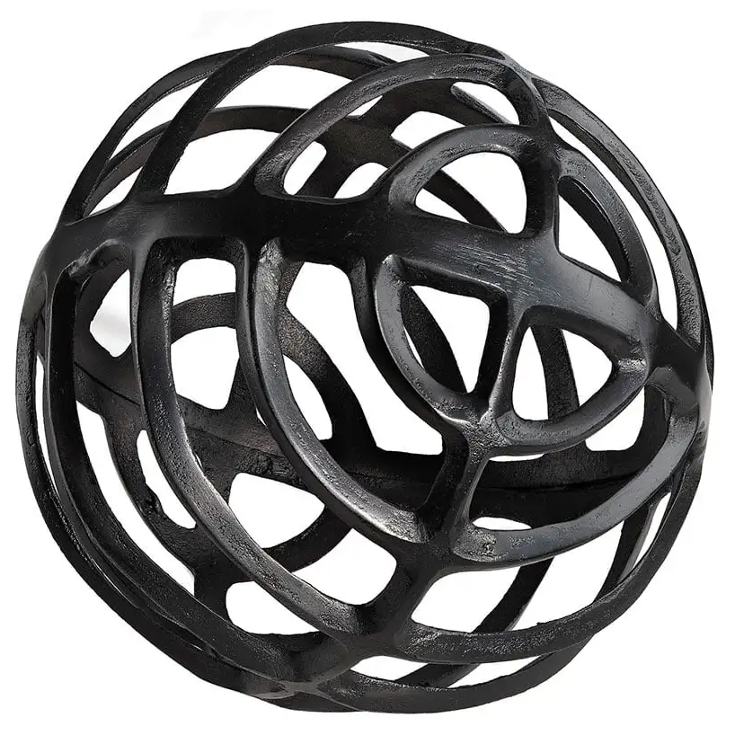 Dekorasjon Calisto L Black Artwood