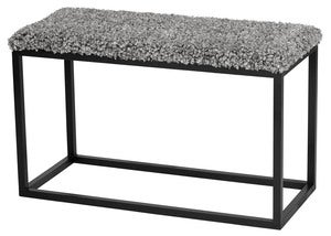 Palle Benk 80x35 cm Stone/Black