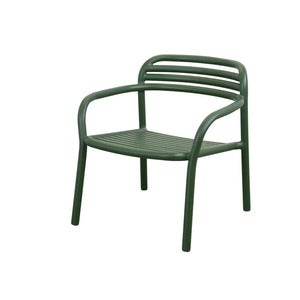 Bliss lenestol, stabelbar Dark green, aluminium