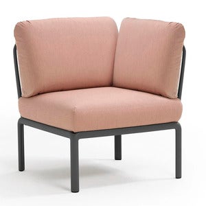 Komodo horndel Antracite - Rosa Quarzo