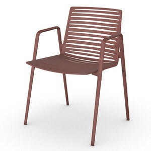 Zebra lenestol Terracotta