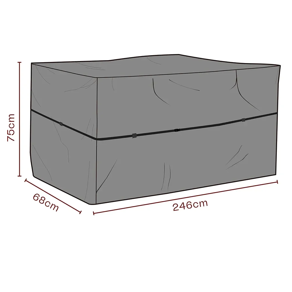 Møbeltrekk utekjøkken 246x68x75 cm Premium