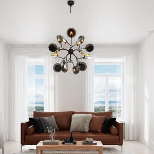 Turno taklampe Ø80cm Svart