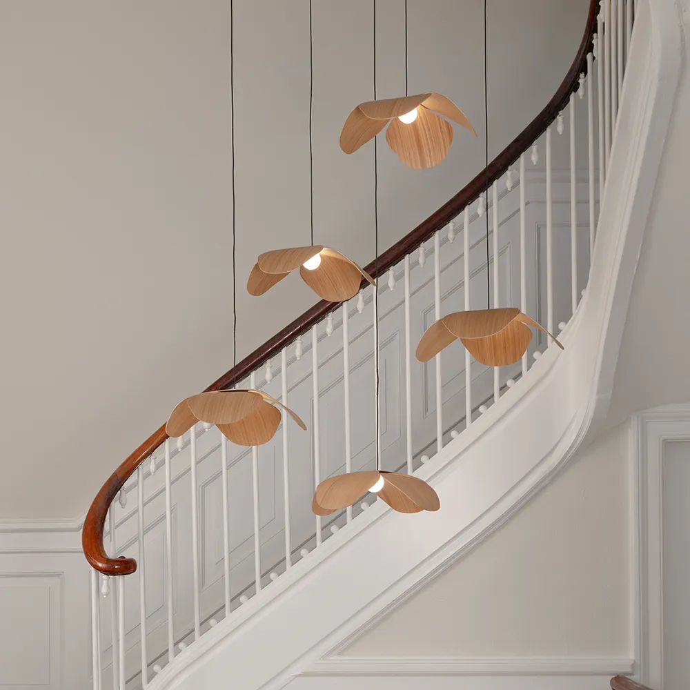 Lampeskjerm Forget Me Not Large i eik