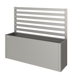 Plantestøtte 4m metallisk kvartsgrå