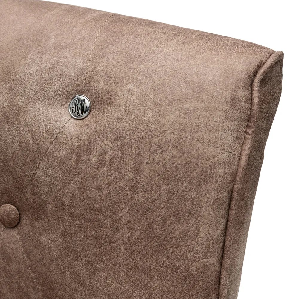 La Scala spisestuestol med armlener - camel