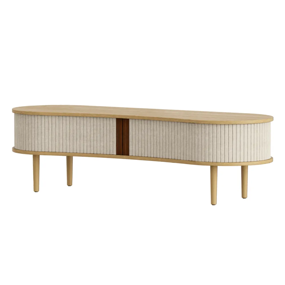 Audacious TV-benk eik/White Sands