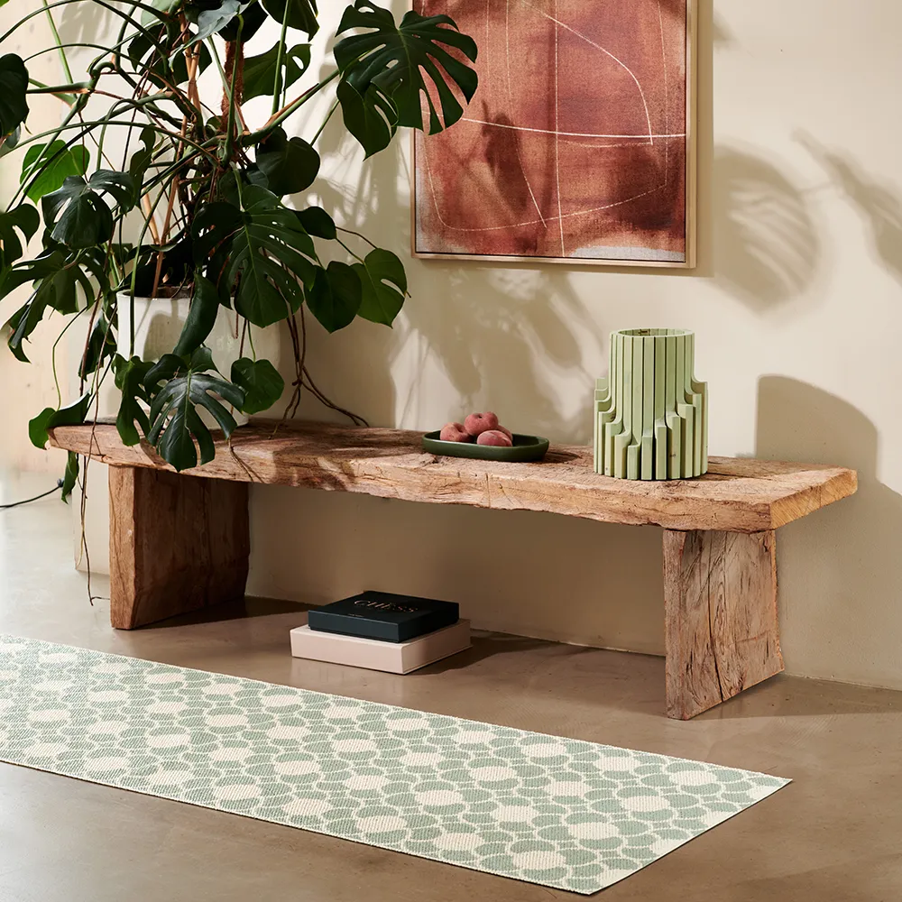 Anya teppe Misty Mint/Vanilla 70 x 100 cm