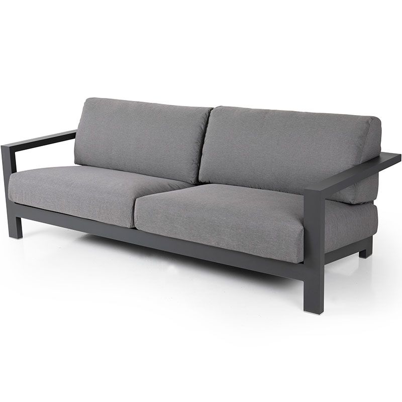 Amesdale 3-seter sofa antrasitt/grå Brafab