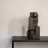 Block Organic skulptur espressolakkert mahogni