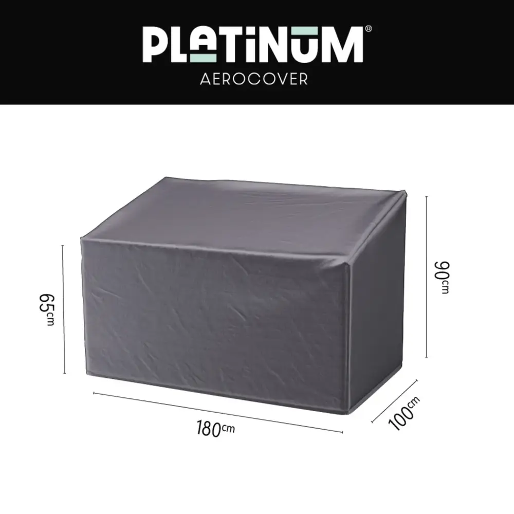 Trekk til loungebenk HB 180x100xH65/90 Aerocover Antrasitt