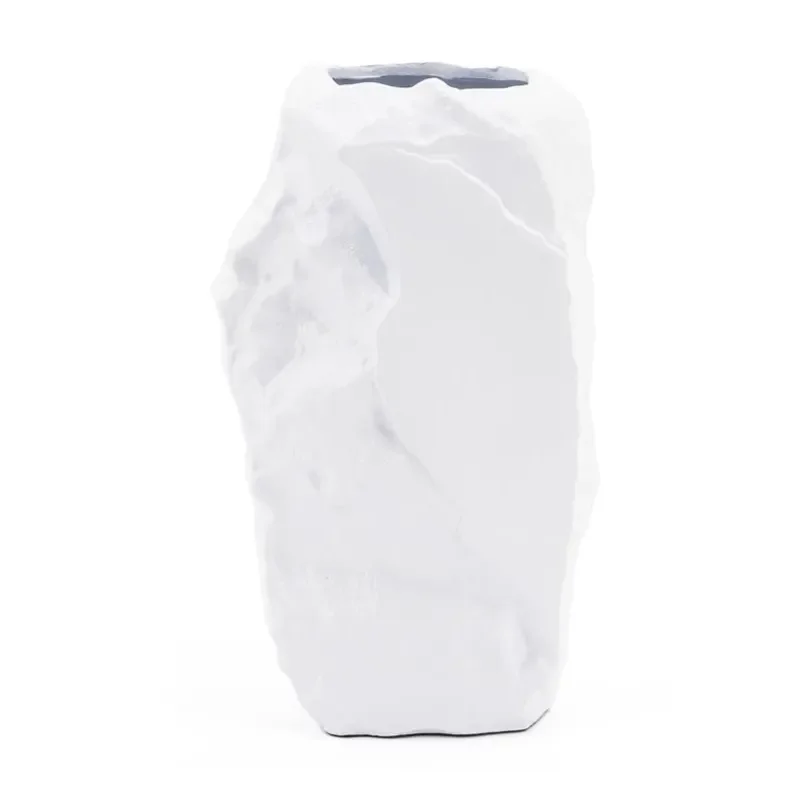 Pedra large 21x17,5x43 cm aluminium hvit
