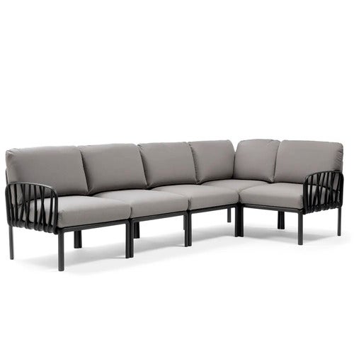 Komodo 5 hjørnesofa Anthracite - Grigio