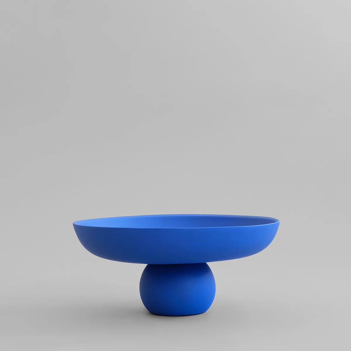 Håndmalt dekorasjonsskål Baburu Big Marrakech Blue Ø 43 cm