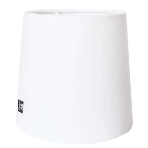 Solid lampeskjerm 15cm hvit