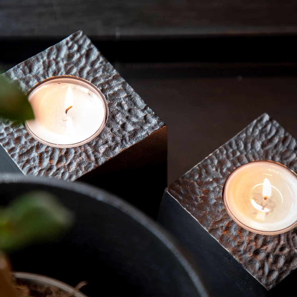 Tealight lyslykt stor Artwood