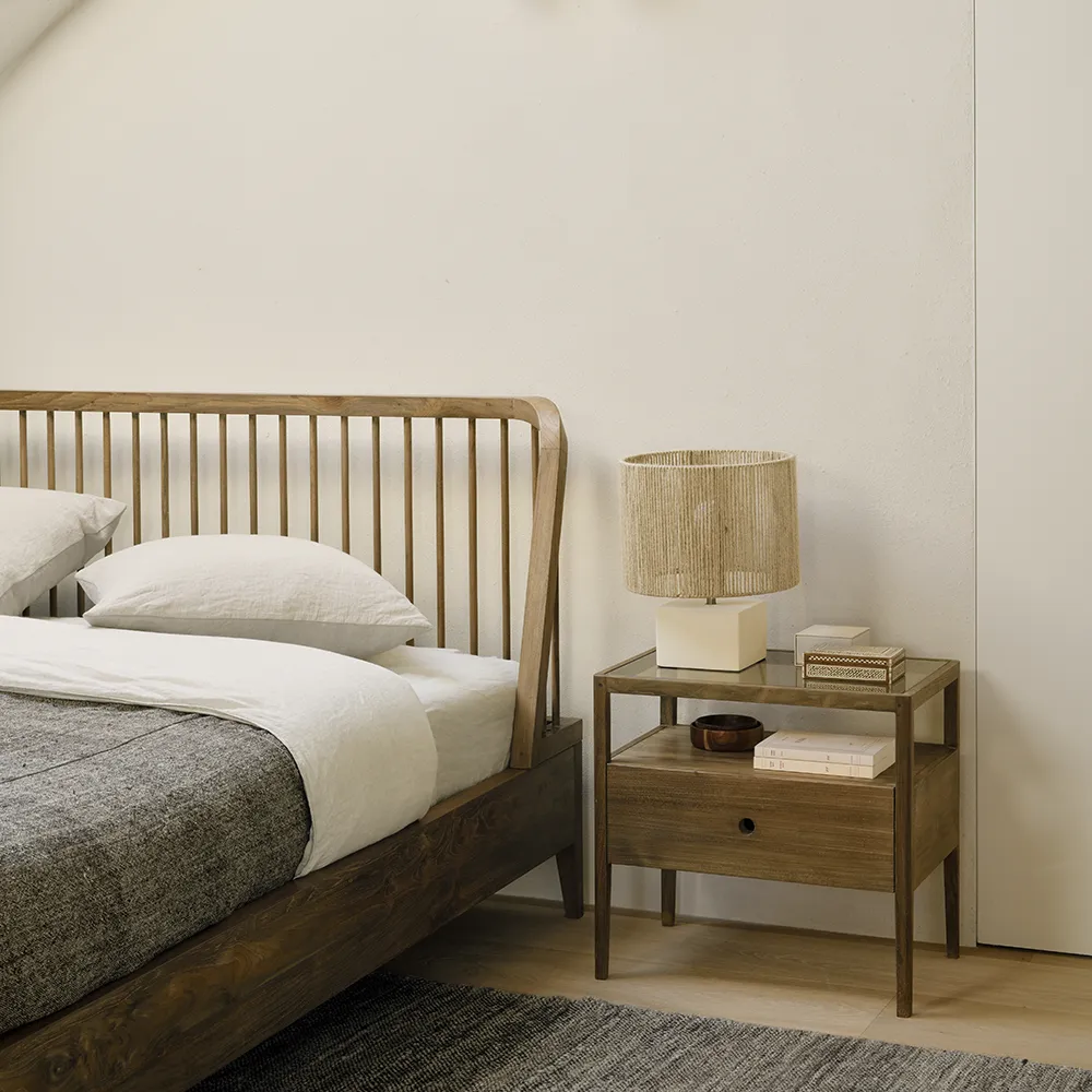 Spindle Nattbord Teak