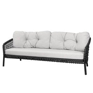 Ocean putetrekk, light brown, til 3-seters sofa