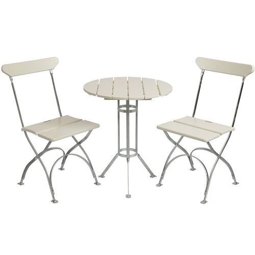 Bryggeri cafégruppe hvit Grythyttan Stålmöbler