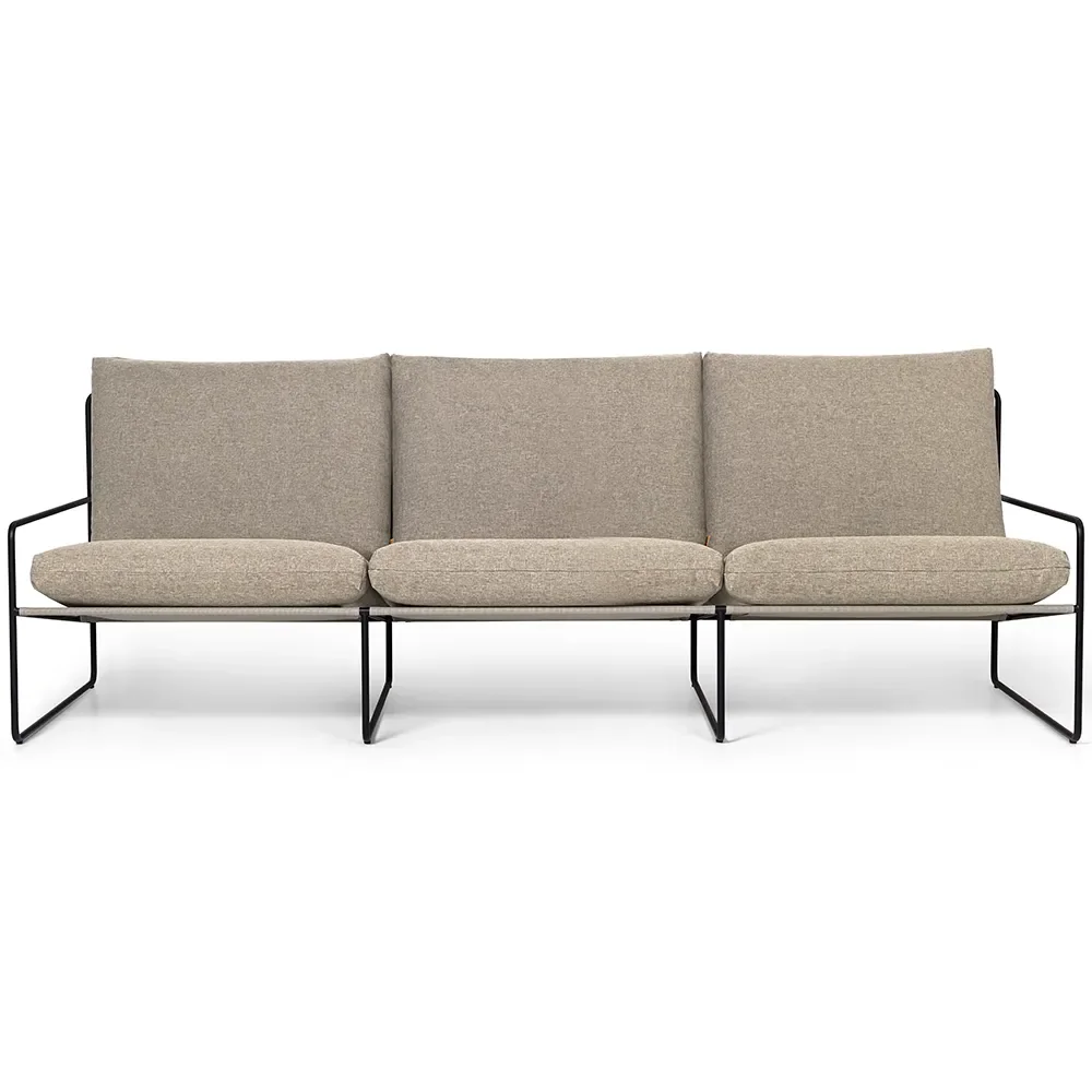 Desert 3-seters sofa Black/Dark Sand