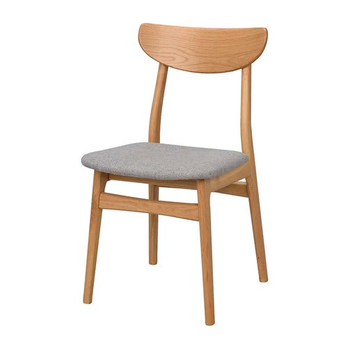 Rodham stol eik/lysgrå