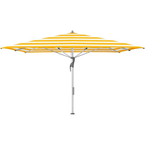 Fortello LED 300x300 cm parasoll alu Cat.5 624 Yellow Stripe