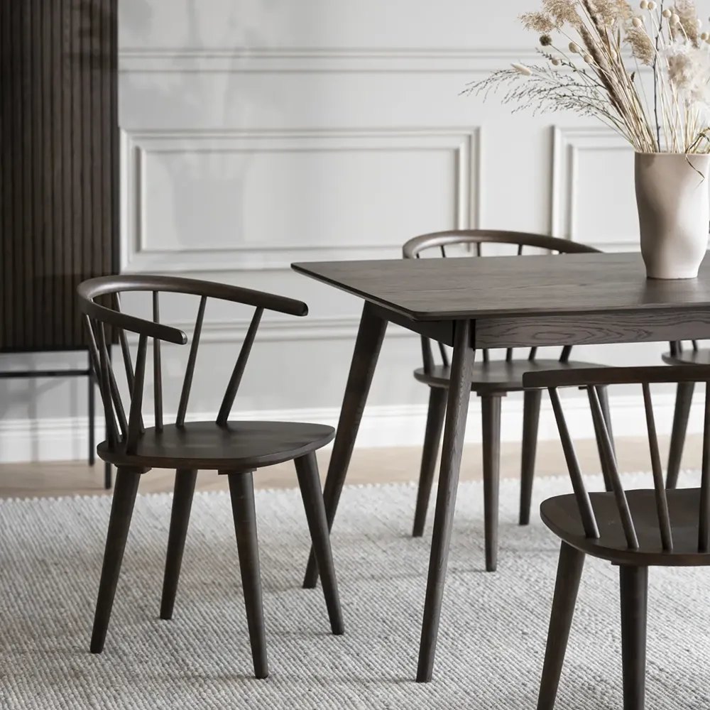 Carmen spisestol brun