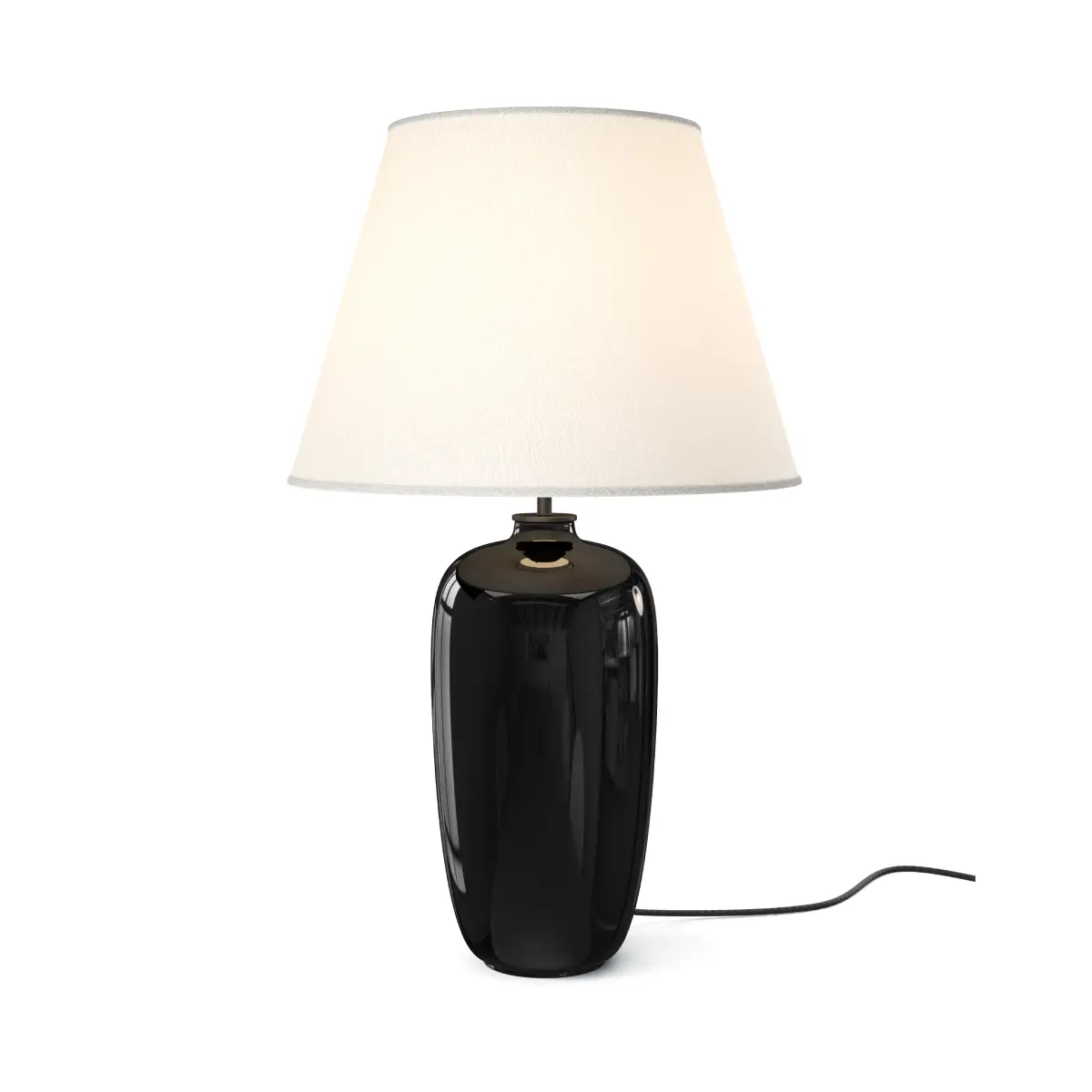Torso bordlampe svart - H57 cm