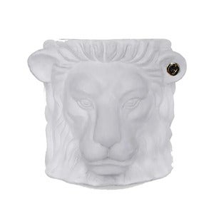 Lion krukke Small white