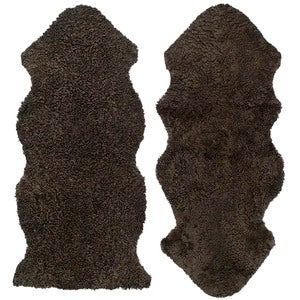 Curly saueskinn 1,5 Brown