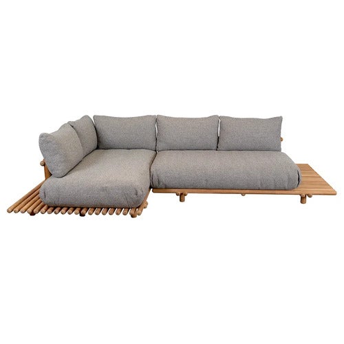 Sticks hjørnesofa Teak/light brown
