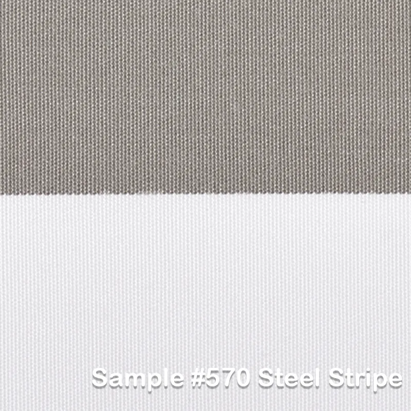 Fortero 250x250 cm parasoll alu Cat.5 570 Steel Stripe