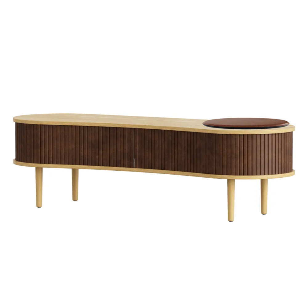 Audacious TV-benk eik/Hazelnut